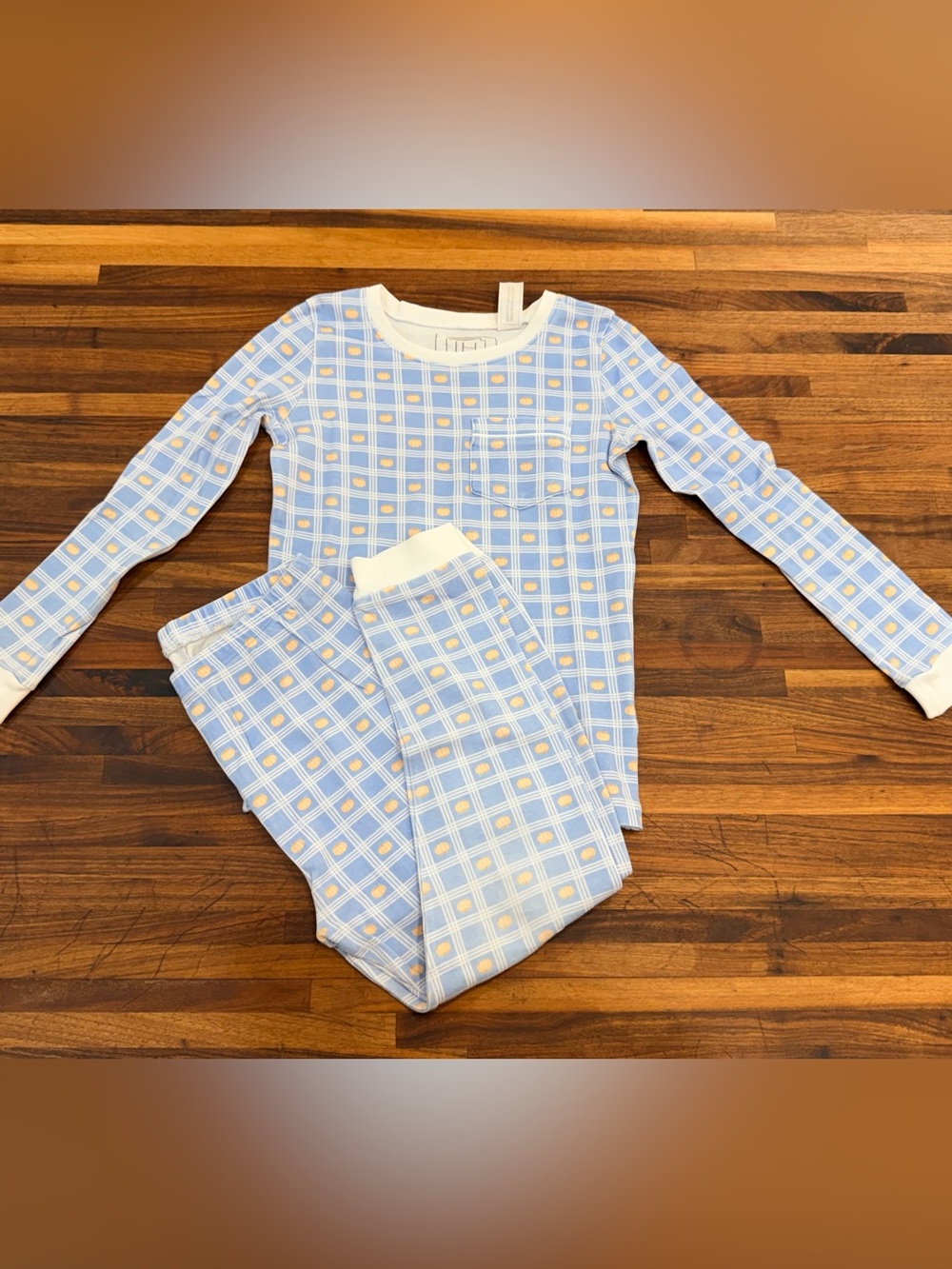Lila and Hayes Bradford Pumpkin Pajamas - Size 6